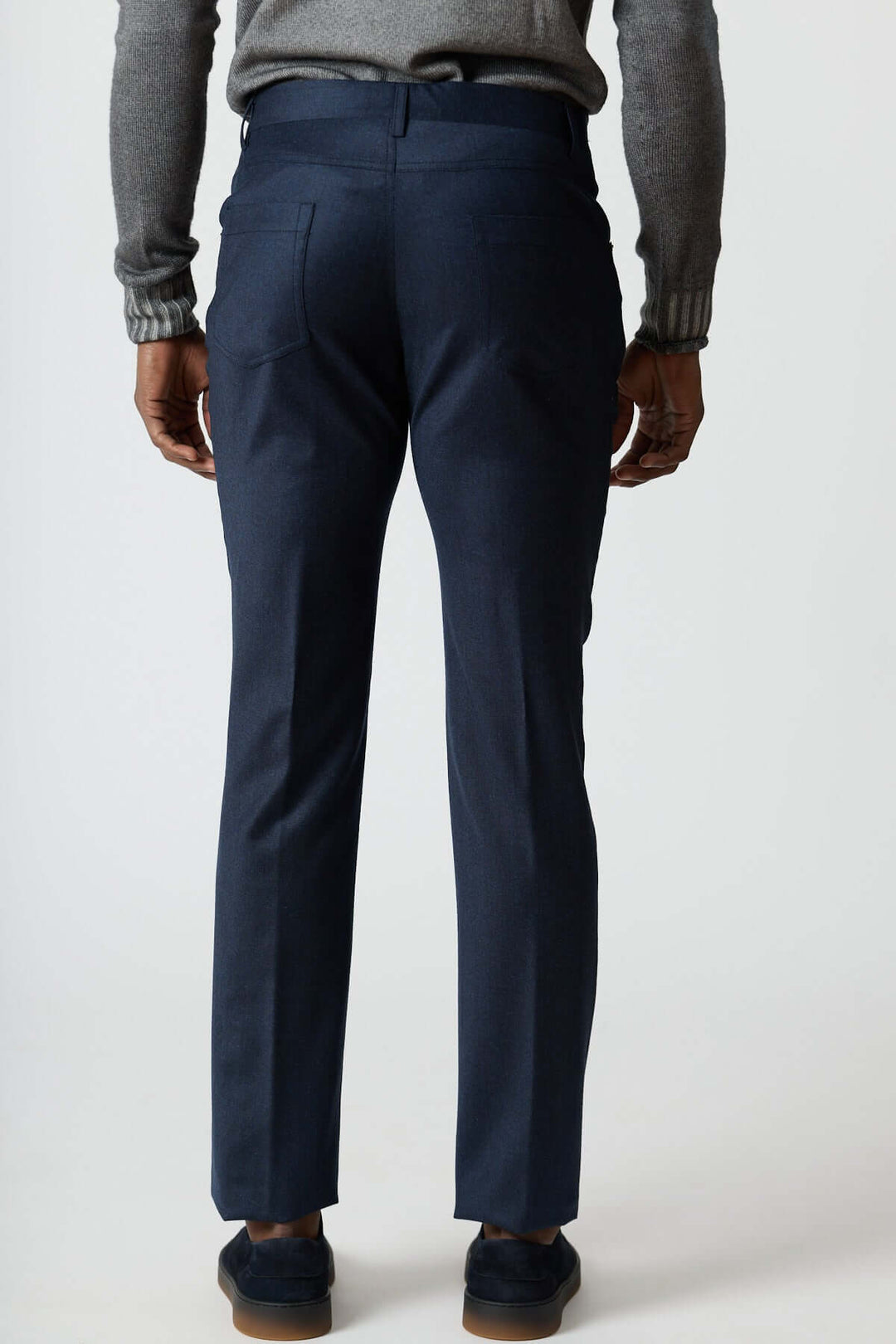 Pantalon habillé 5 poches en laine