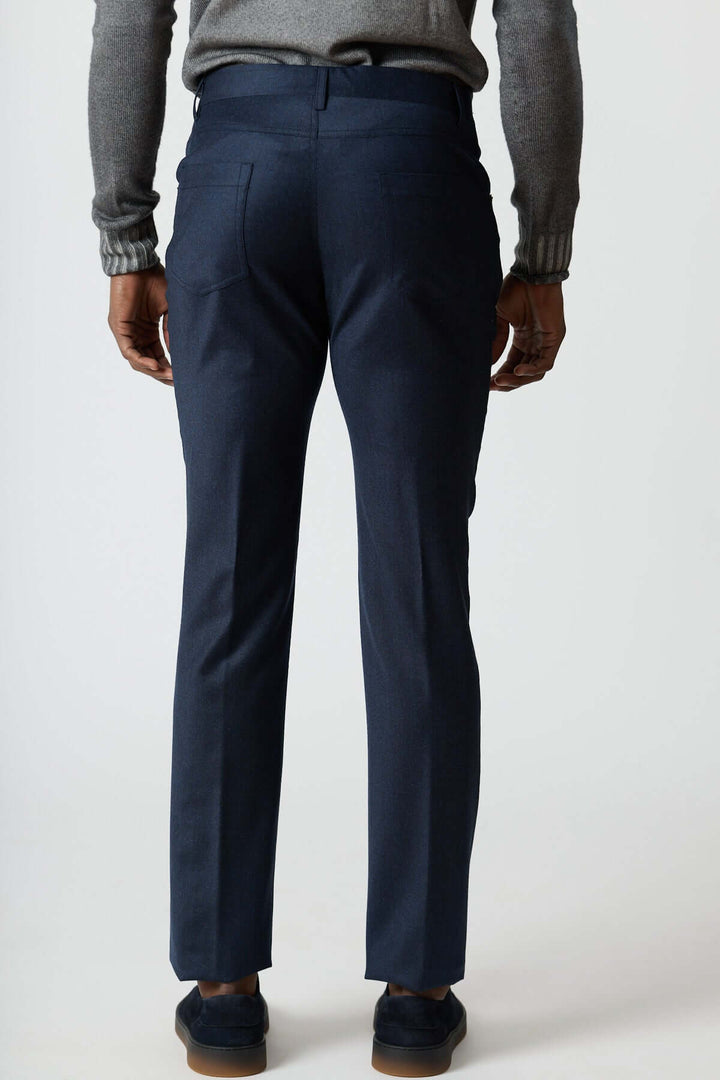 Pantalon habillé 5 poches en laine
