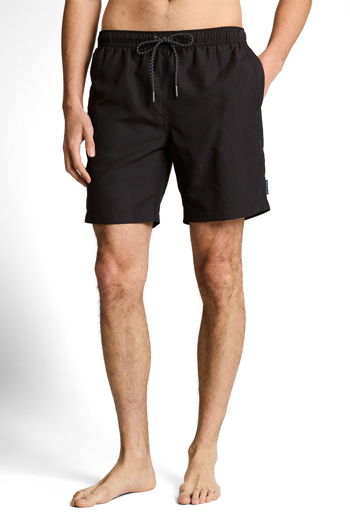 Maillot de bain uni à taille élastique