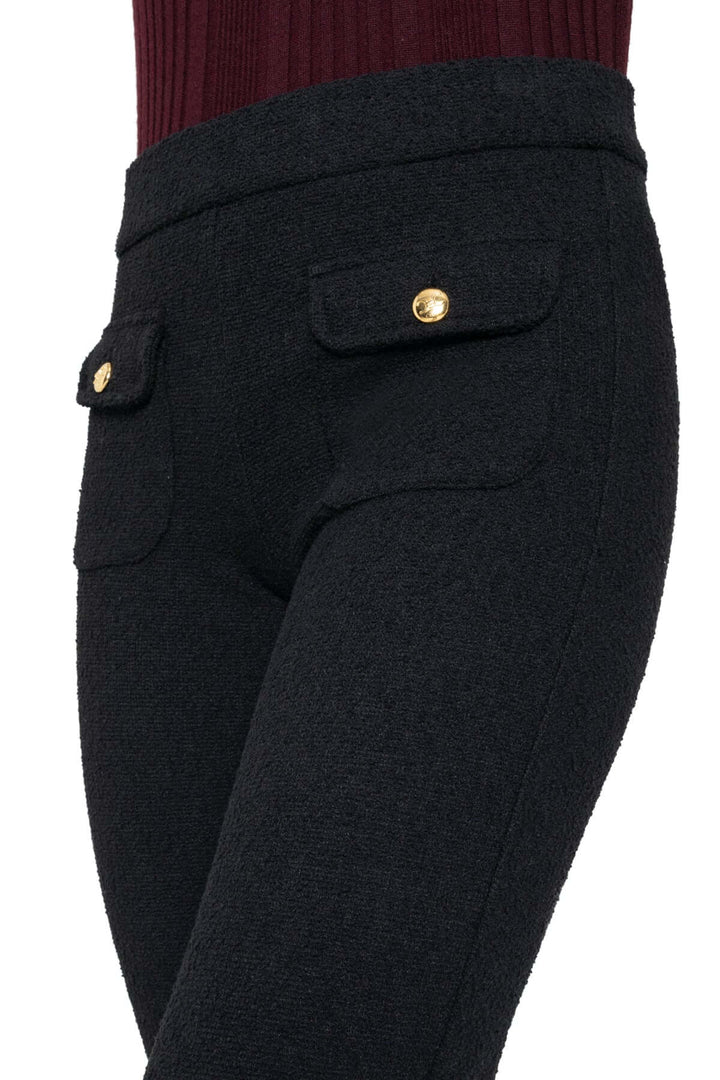 Pantalon droit à poches plaquées