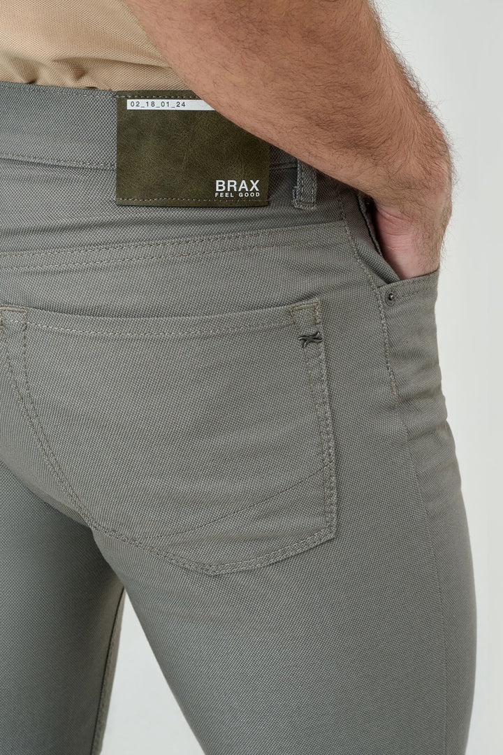 Pantalon texturé coupe Chuck