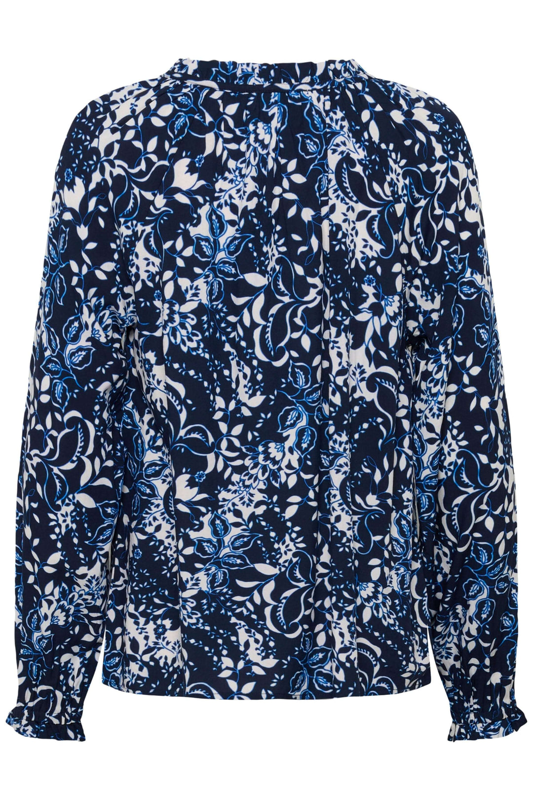 Arrière de la Blouse Tiah fluide à imprimé floral avec manches longues et tissu léger
