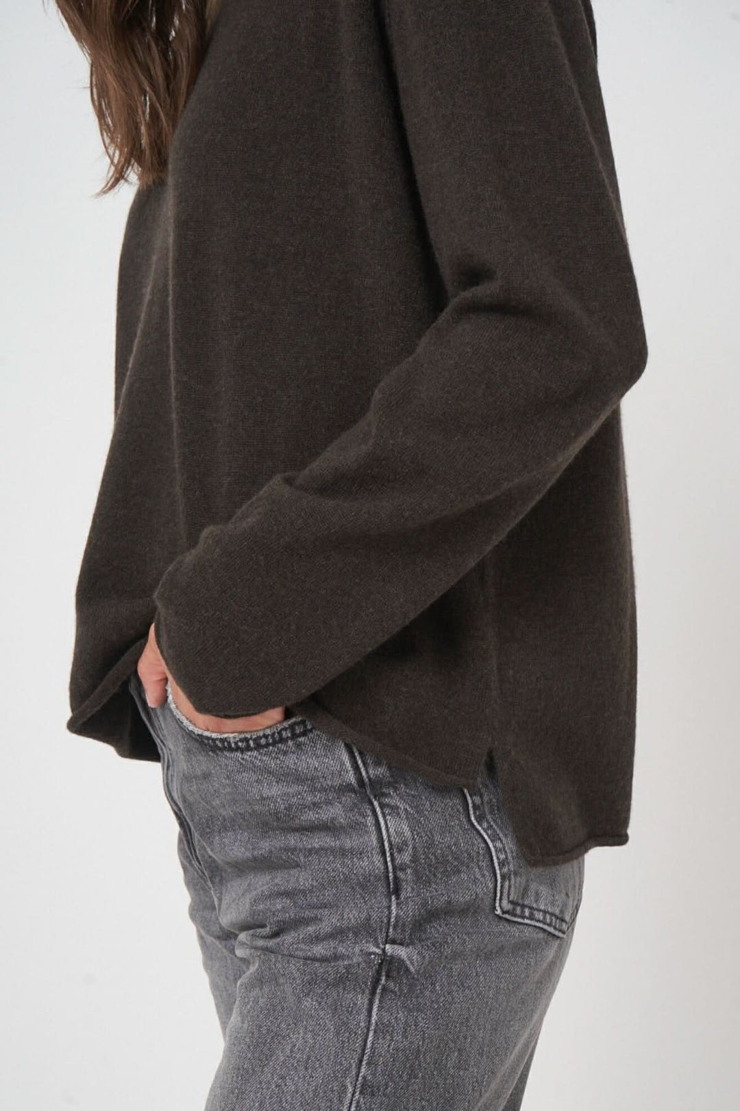 Chandail coupe droite