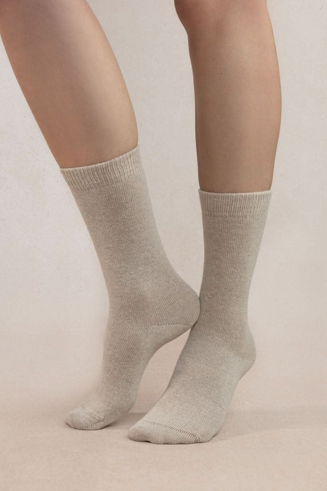 Chaussettes en cachemire unies, confortables et douces pour l&