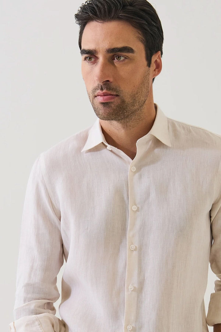 Chemise en lin classique