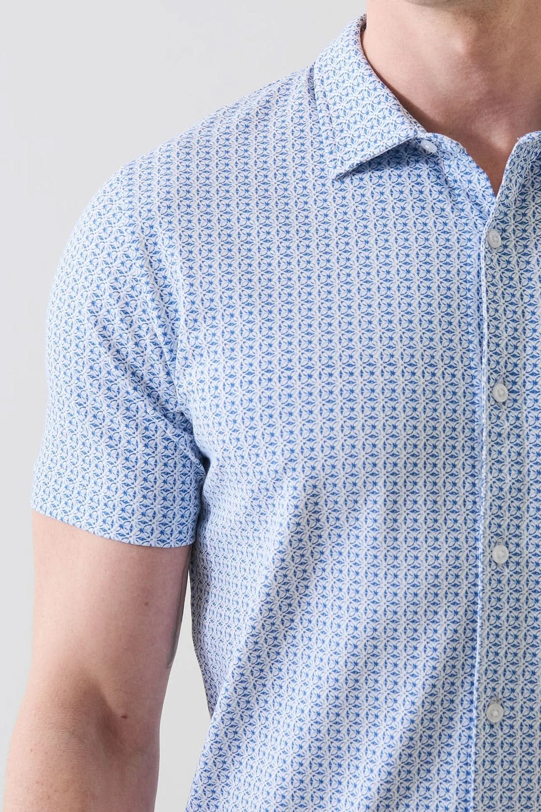 Chemise imprimée en coton Pima