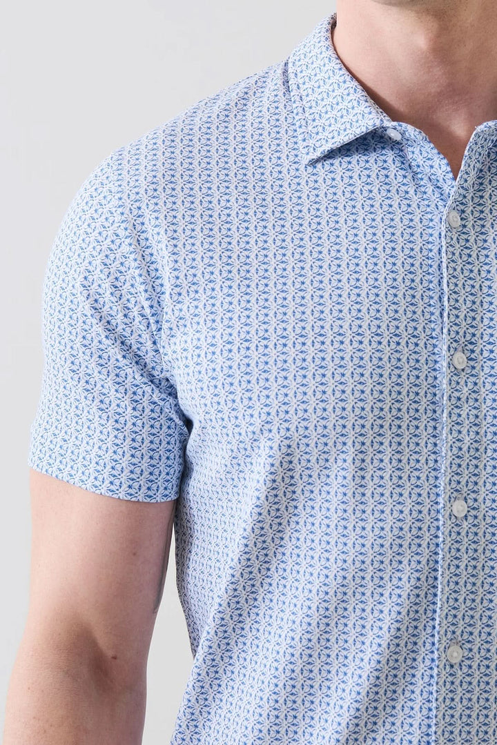 Chemise imprimée en coton Pima