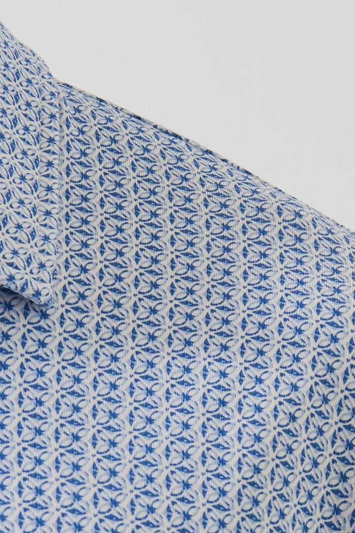 Chemise imprimée en coton Pima