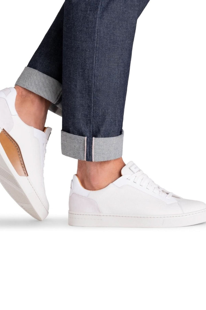 Espadrille Amadeo en cuir moderne avec semelle Ottawa et détails artisanaux, style élégant et confortable pour homme.