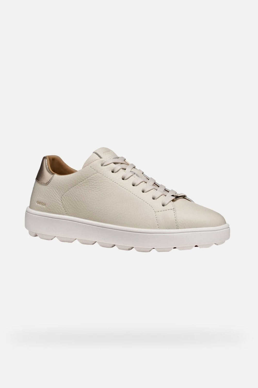 Espadrilles Spherica™ Ecub-1 en cuir souple avec empiècements métallisés, offrant confort et amorti supérieur.