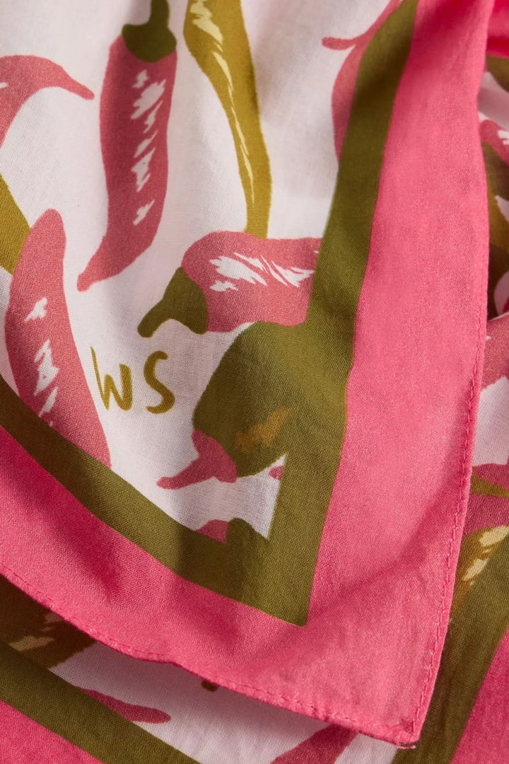 Foulard Ellie imprimé motif piments
