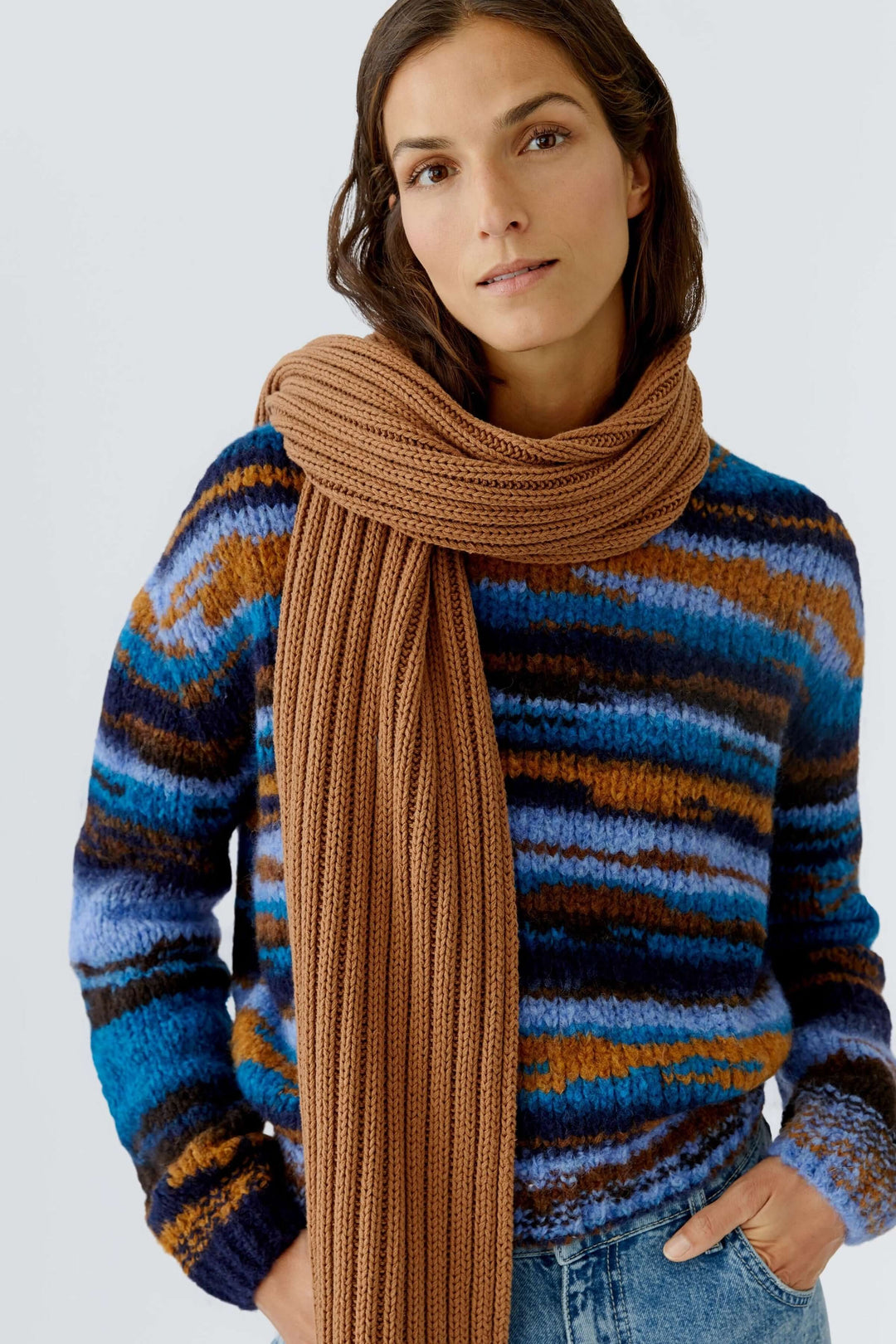 Ribbed scarf