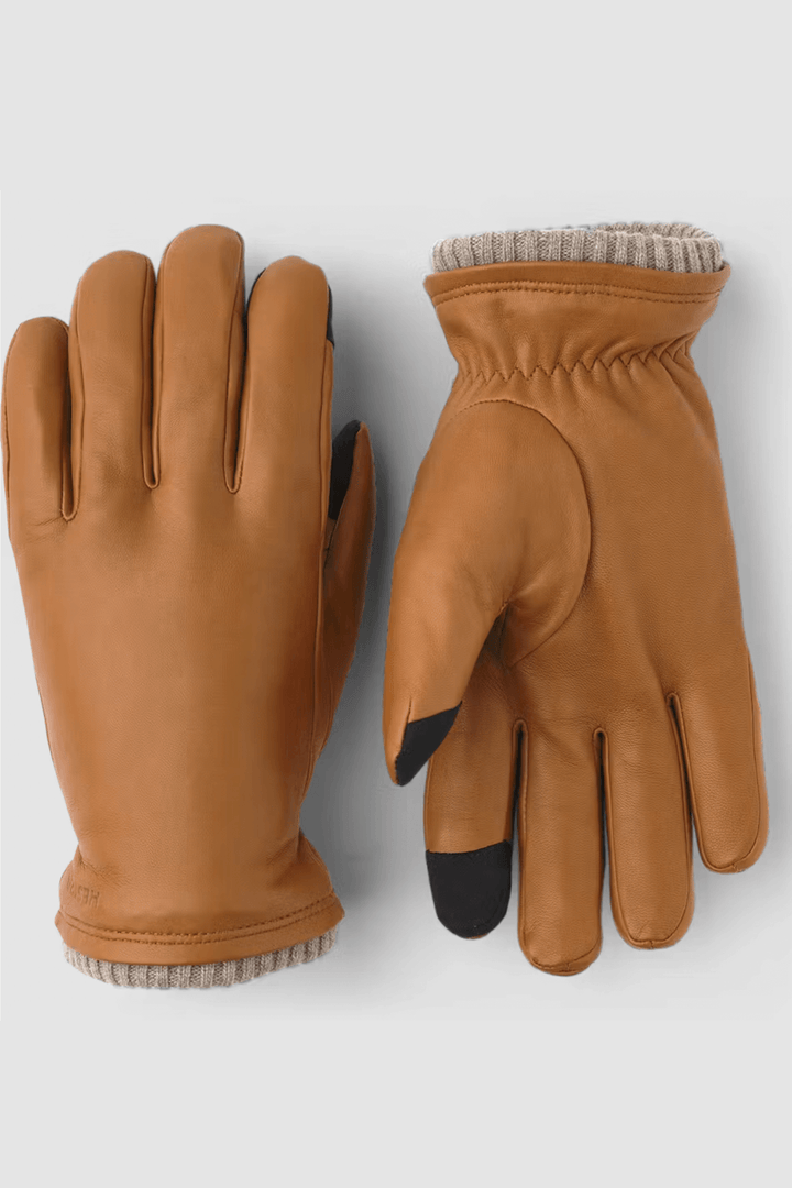 Gants de cuir John en nappa d'agneau, confortables avec doublure en Primaloft et fonction tactile.