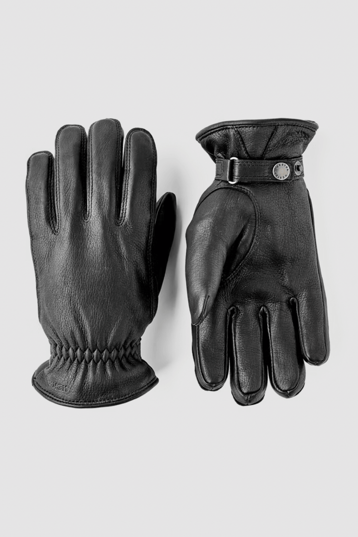 Gants en cuir Burensvik en peau de cerf, chauds, élégants et avec bracelet ajustable pour un maintien parfait.