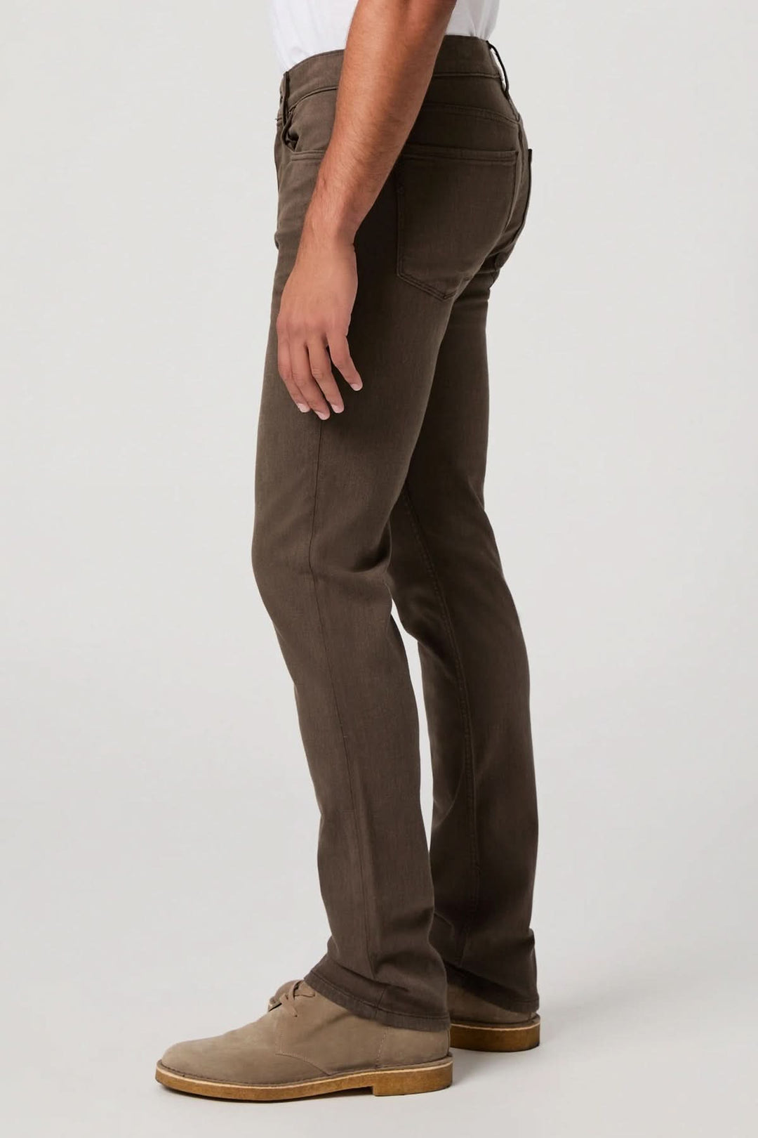 Jean de coton Coupe Lennox brun pigmenté, slim fit, Transcend avec élasticité supérieure, allure sophistiquée et contemporaine.