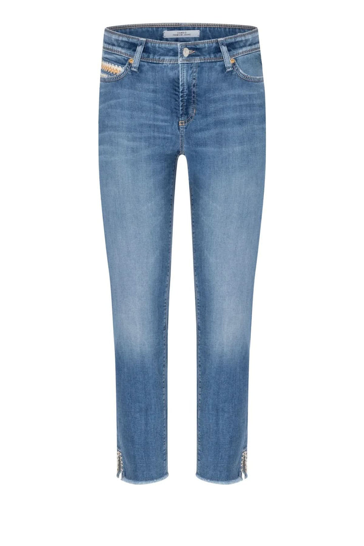 Jeans détails tressés Piper short