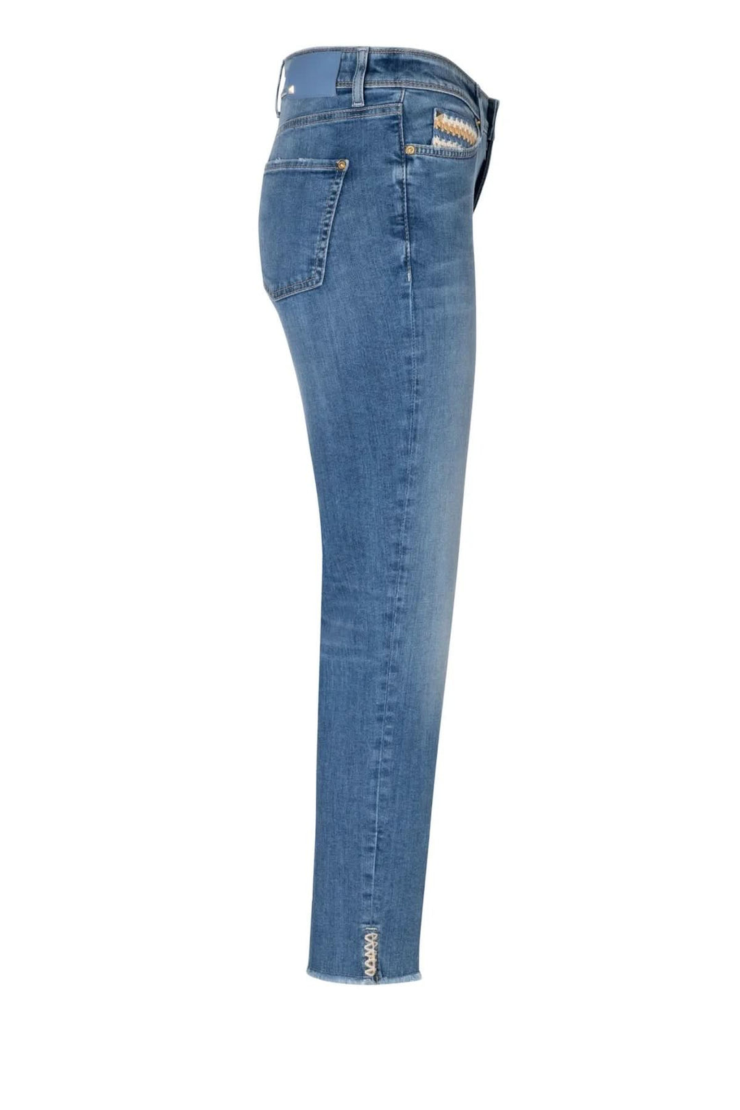 Jeans détails tressés Piper short