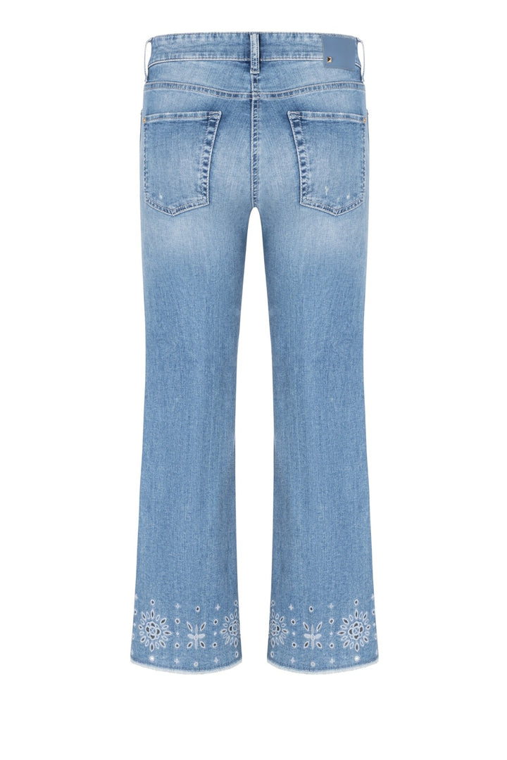 Jeans à motif brodé Francesca