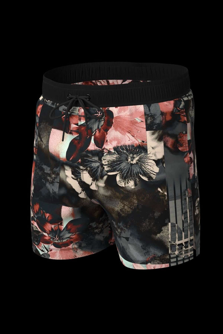 Maillot de bain Lacourt à imprimé floral abstrait, confortable et à séchage rapide, idéal pour la plage.