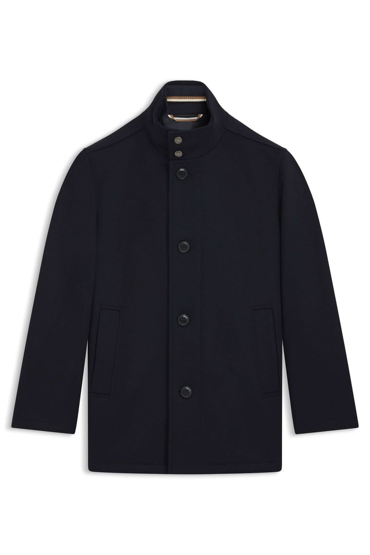 Manteau en laine et cachemire Coxtan BOSS, mélange luxueux, coupe ample, élégant et doux, idéal pour superpositions décontractées.
