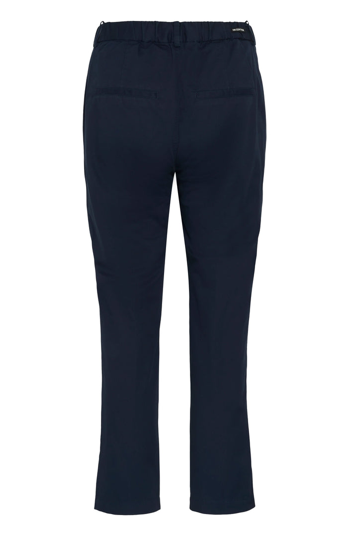 Vue arrière du Pantalon Diaz droit épuré, coupe droite et moderne, couleur sombre, idéal pour un style polyvalent et confortable.
