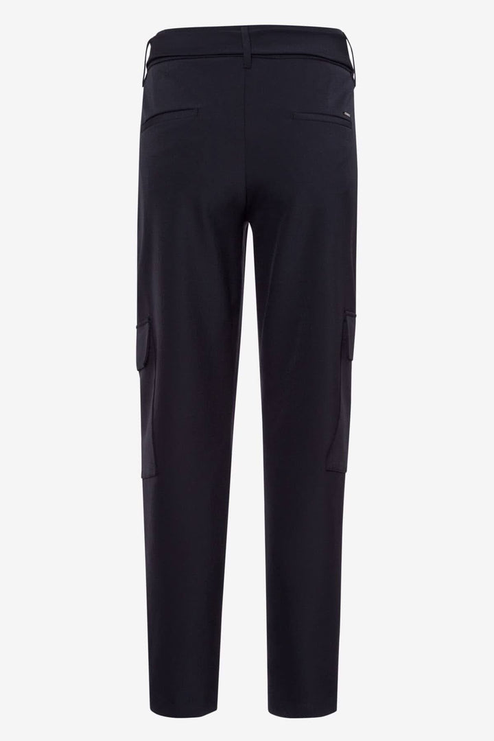 Pantalon ceinturé Morris, style jogger 7/8 avec poches cargo, dos du pantalon en Techno Quality.