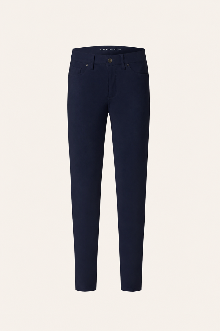Pantalon coupe ajustée longueur cheville