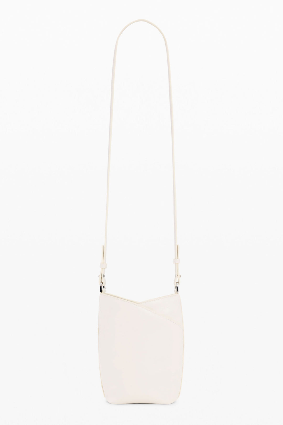Porte-feuille compact à bandoulière avec design épuré et bandoulière ajustable, idéal pour un usage minimaliste et fonctionnel.