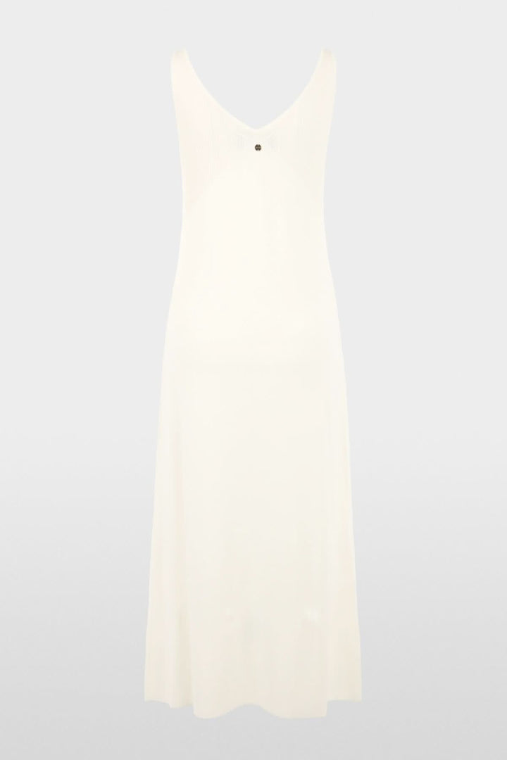 Robe midi fluide à encolure en V
