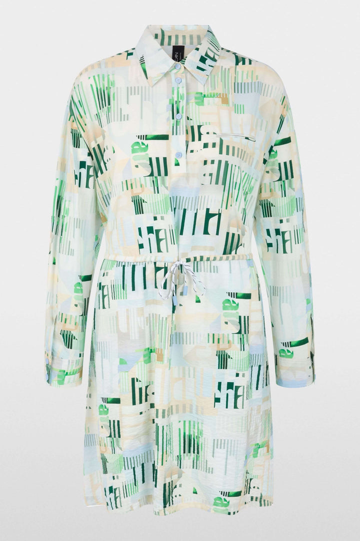 Robe mini sportive « Rethink Together » avec imprimé graphique et cordon ajustable, style polyvalent pour sandales ou baskets.