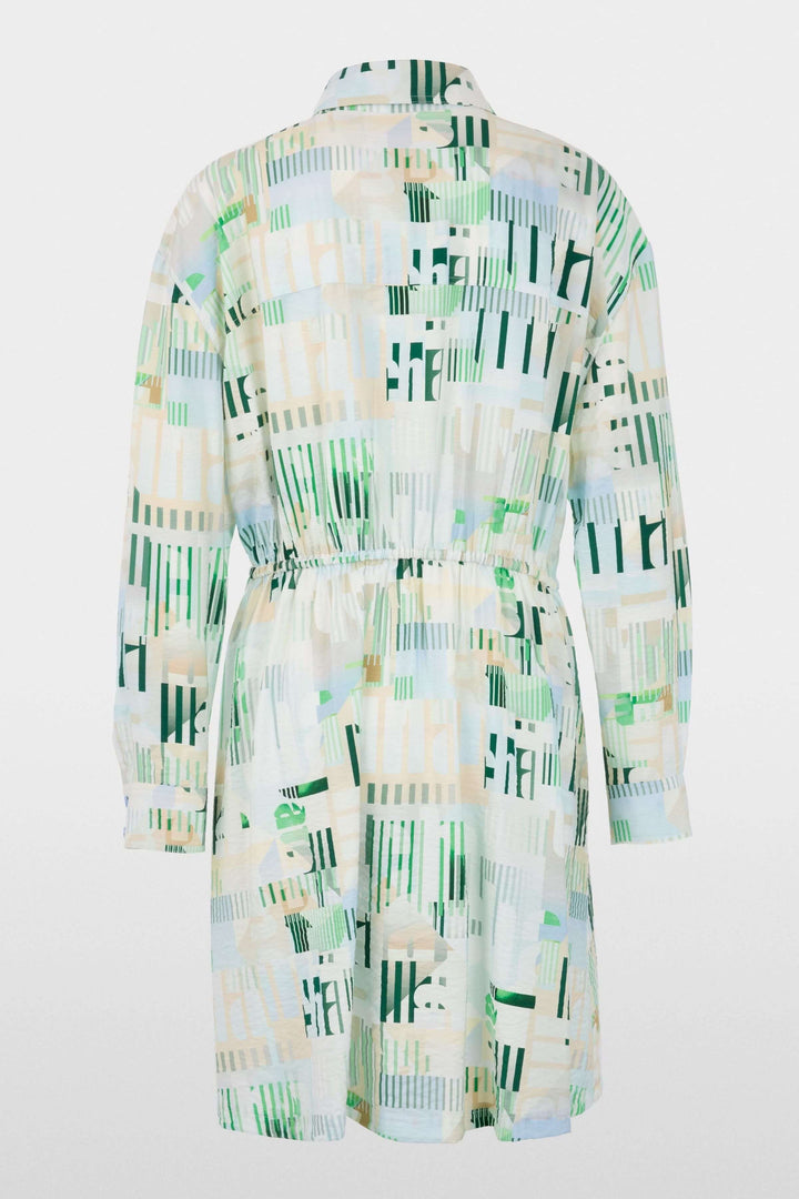 Robe mini sportive « Rethink Together » avec imprimé graphique moderne et cordon ajustable.