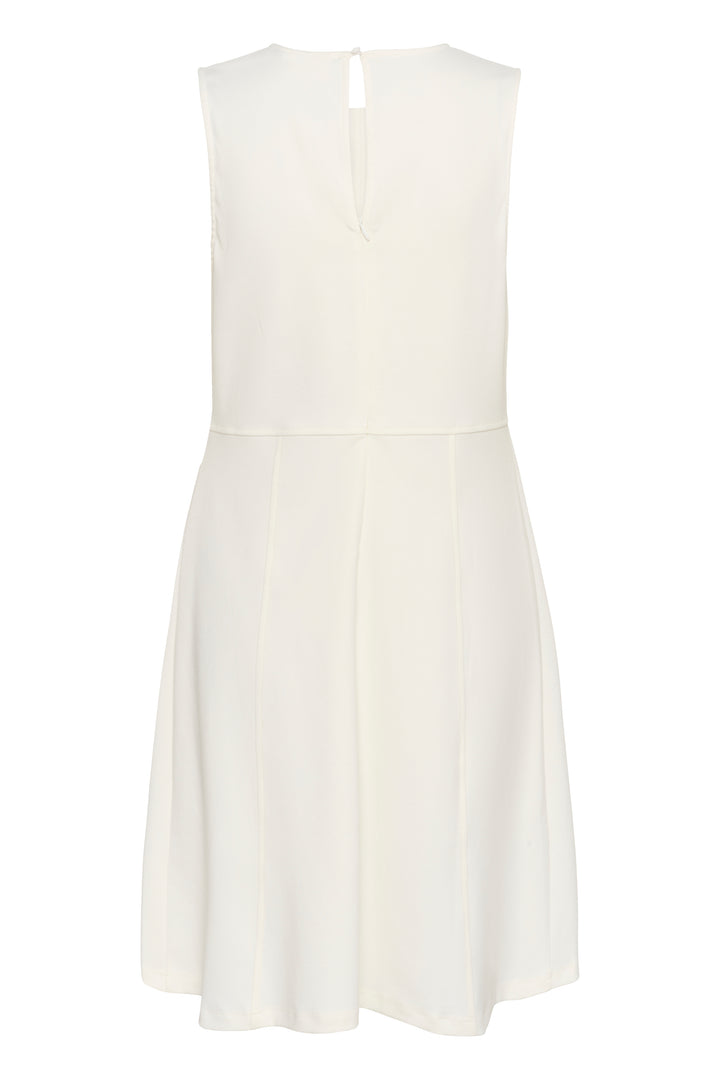 Vue arrière de la Robe sans manches Anett, élégante et minimaliste, idéale pour le bureau et les occasions spéciales.
