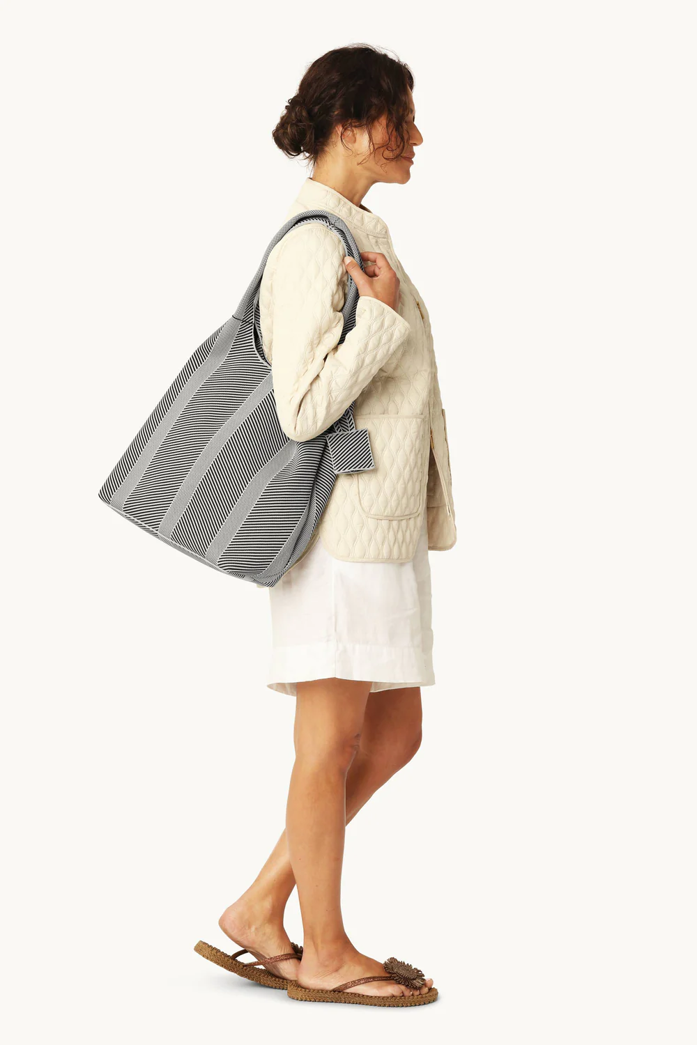 Sac fourre-tout en maille texturée