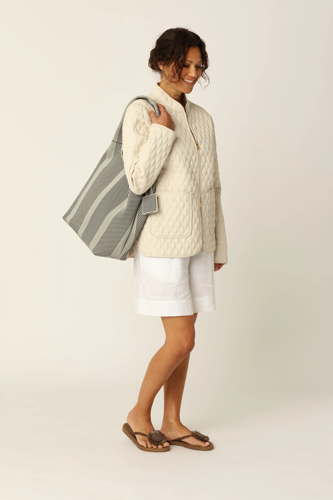Sac fourre-tout en maille texturée
