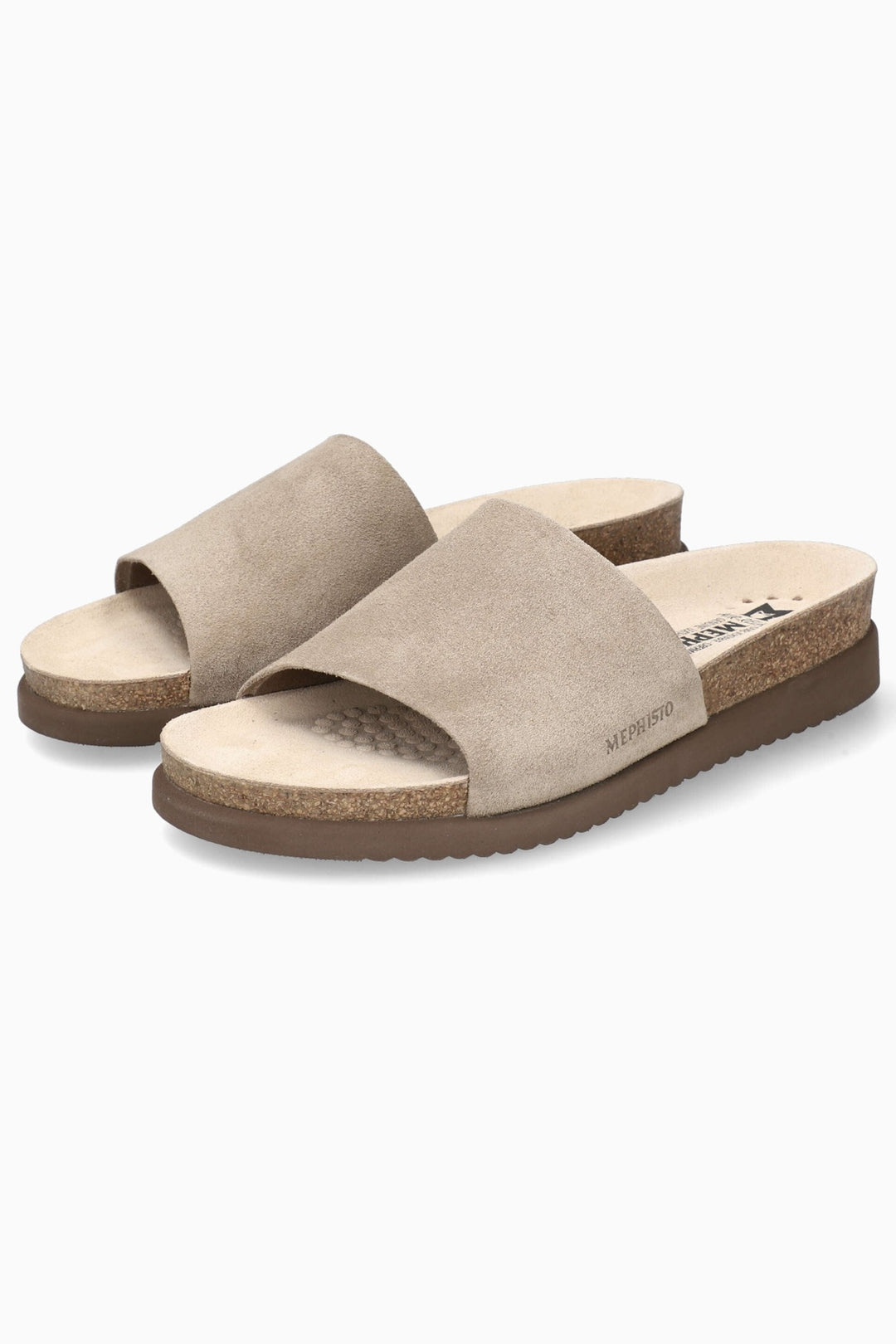 Sandales Hanik en cuir à bride large, design épuré, confortables pour l&