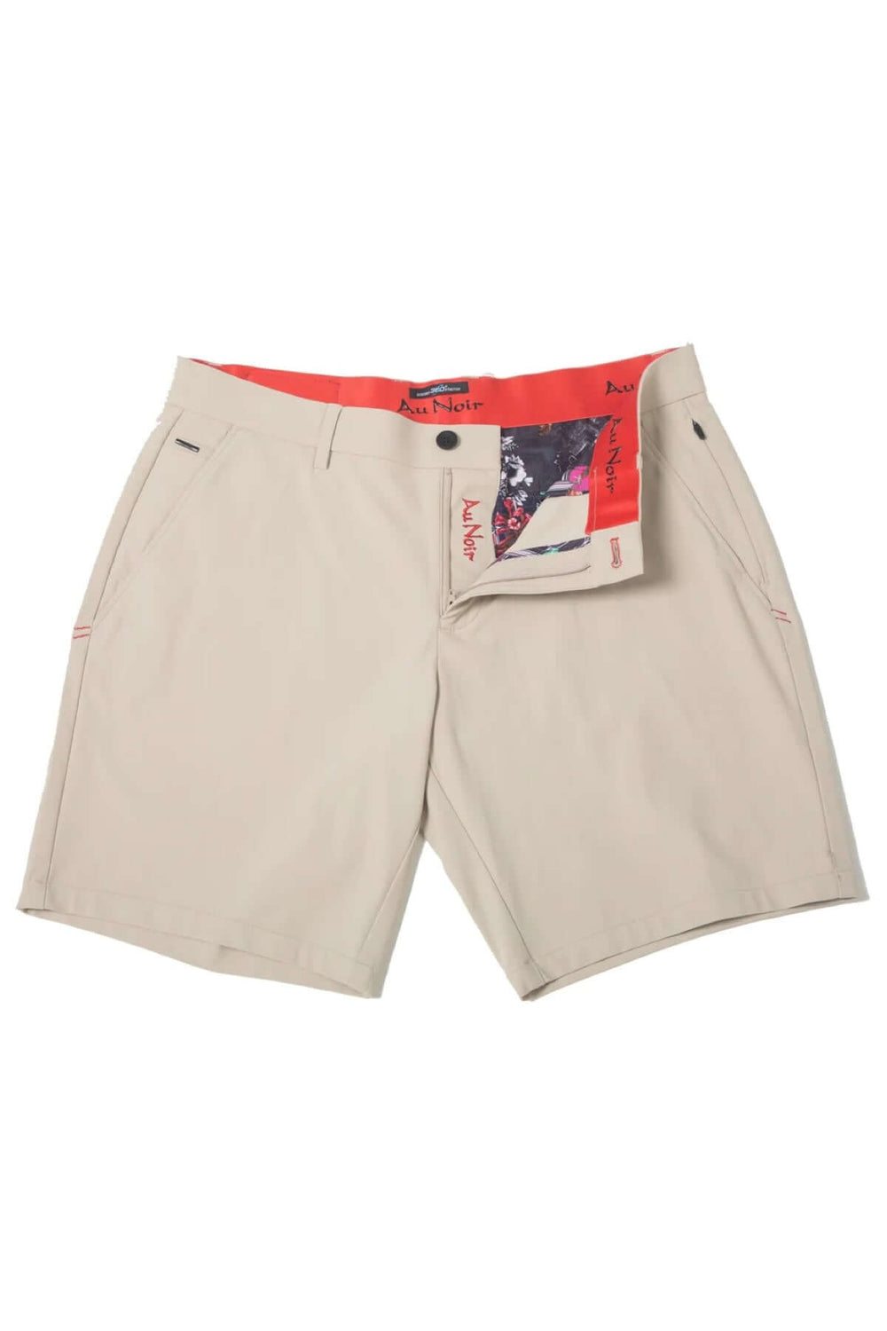 Shorts Limao-Solaris modernes en tissu extensible, idéal pour l'été avec poches et finitions soignées.