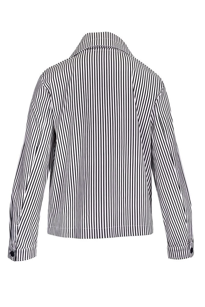 Veste Jill rayée à fermeture éclair