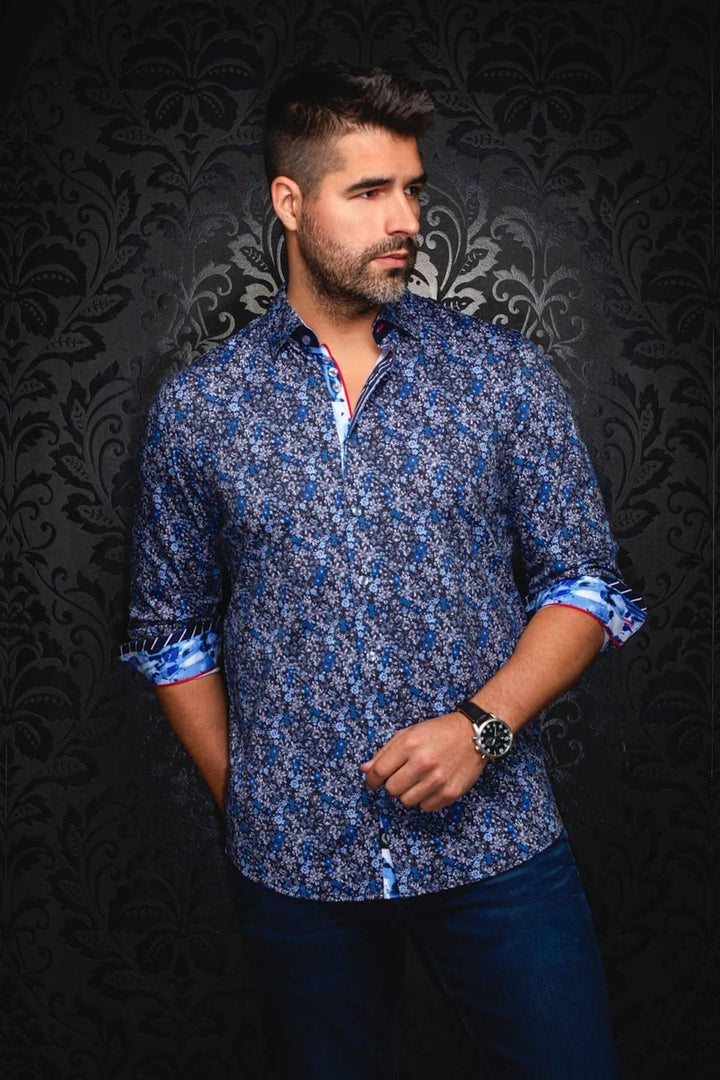 Chemise sport à imprimé floral moderne