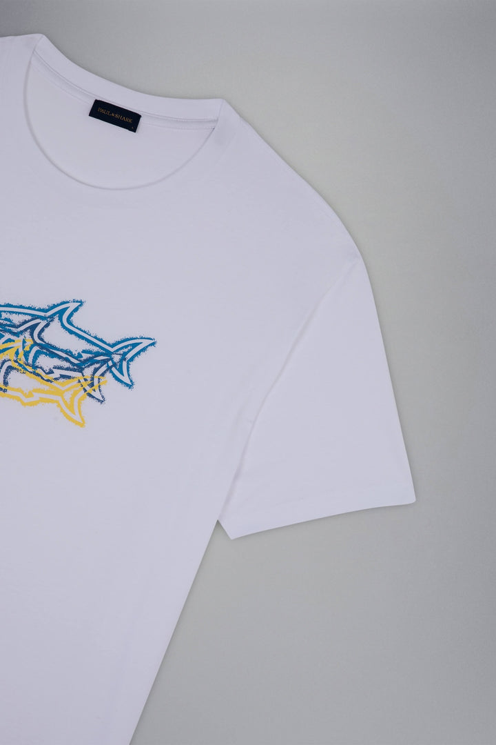 T-shirt imprimé 3 requins