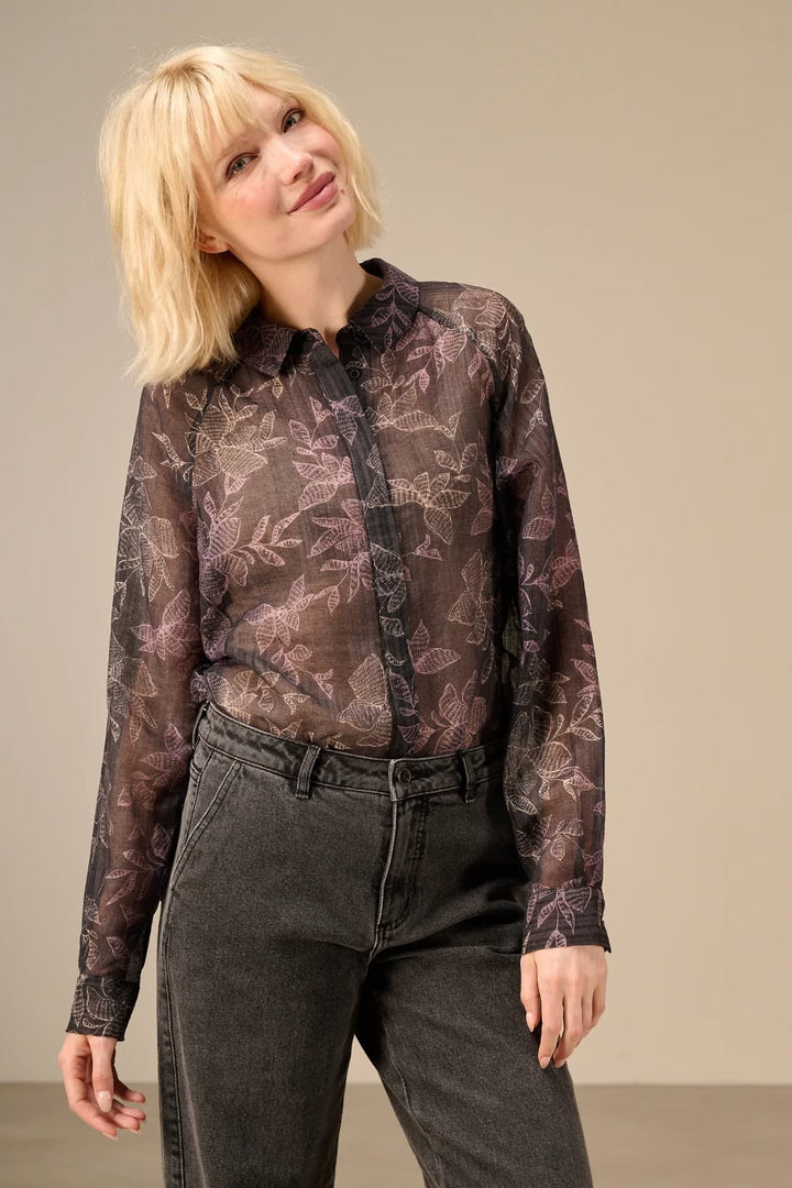 Blouse à imprimé floral pour femme Nile