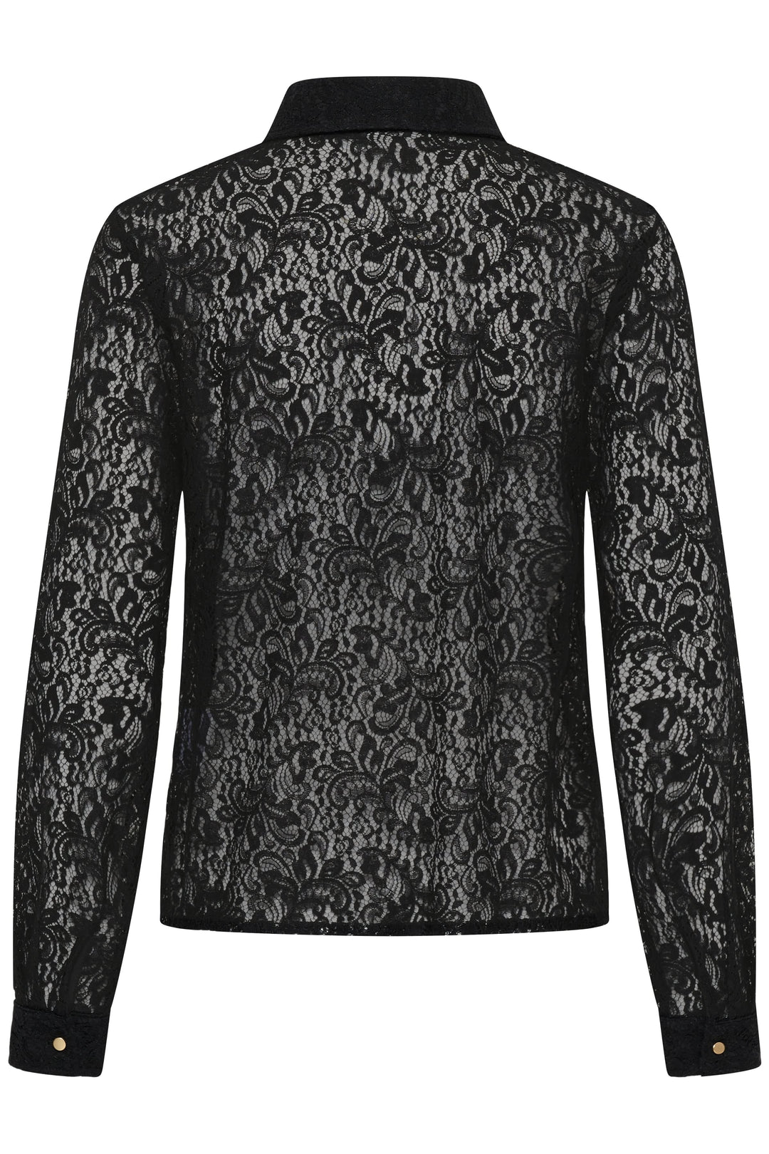 Blouse Diantha en dentelle florale à manches longues vue de face pour femme Part Two