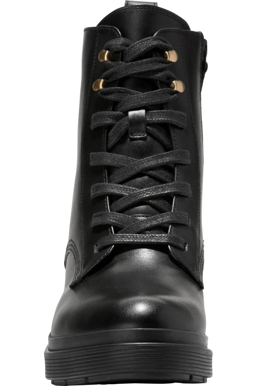 Bottes imperméables à lacets vue de côté pour femme Cole Haan