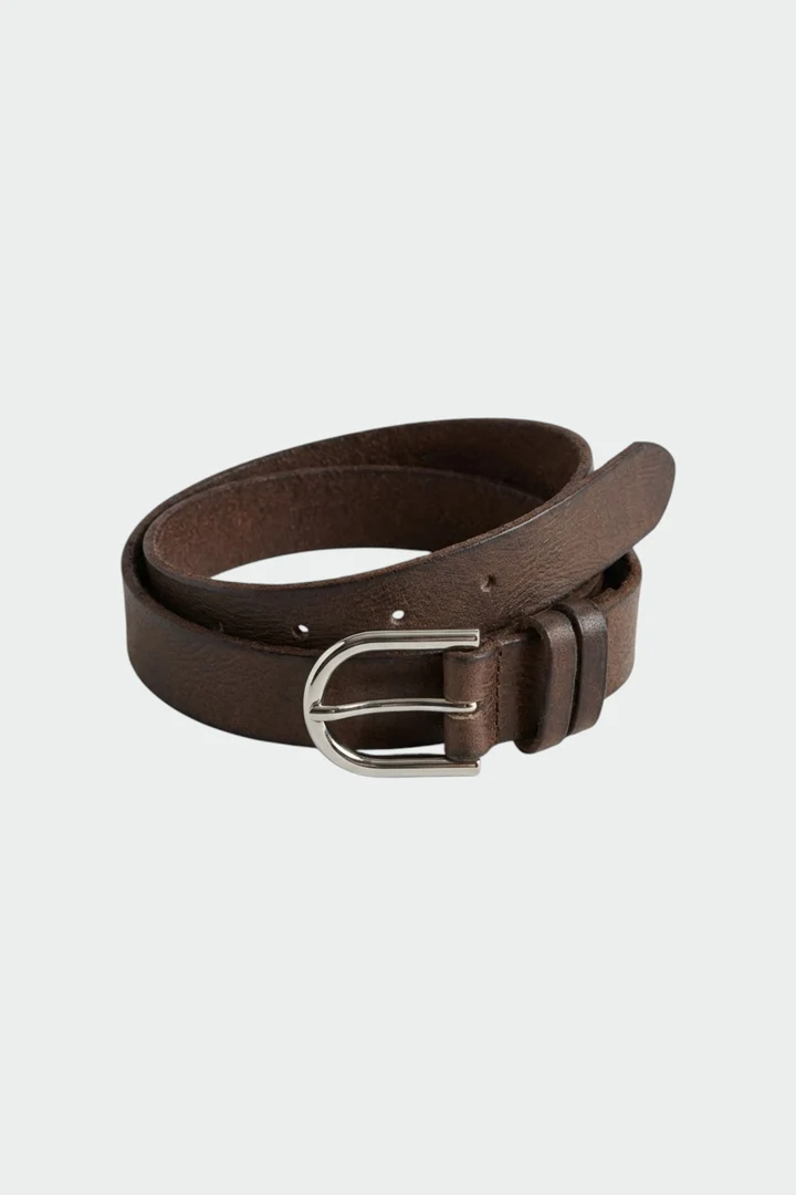 Ceinture classique en cuir