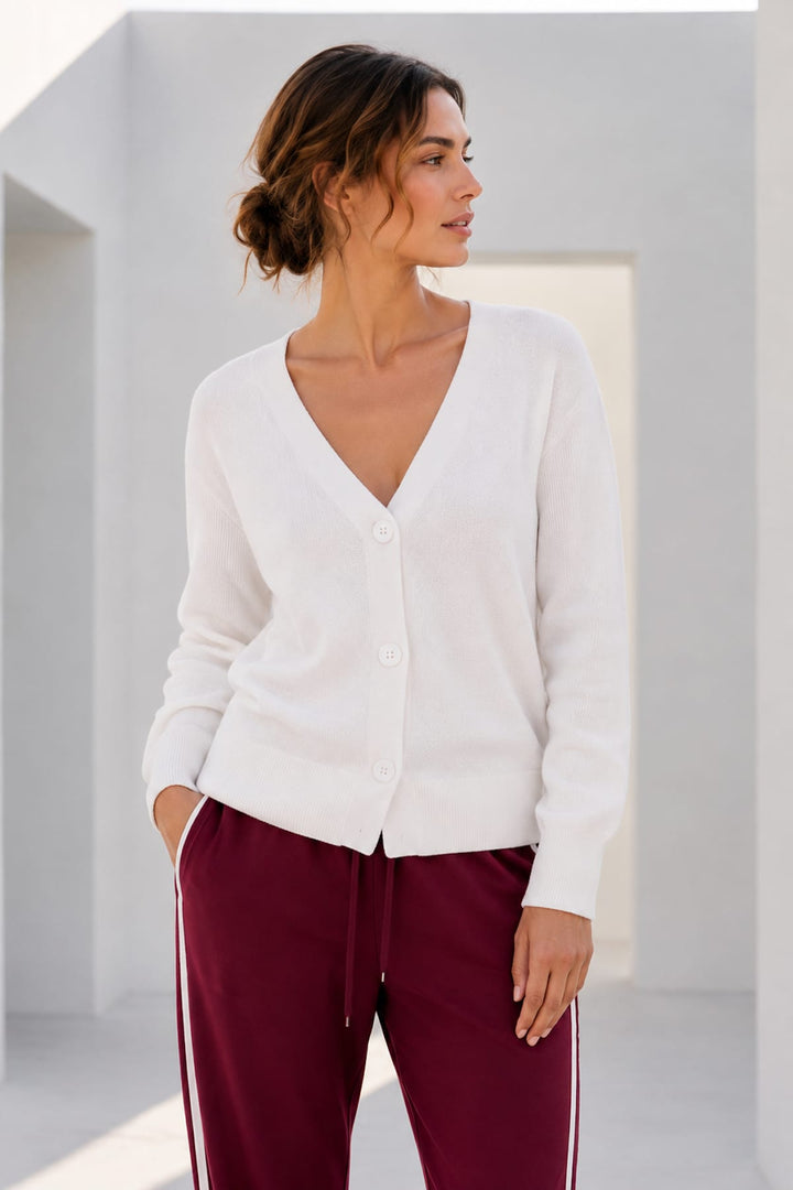 Cardigan à encolure en V pour femme kennys