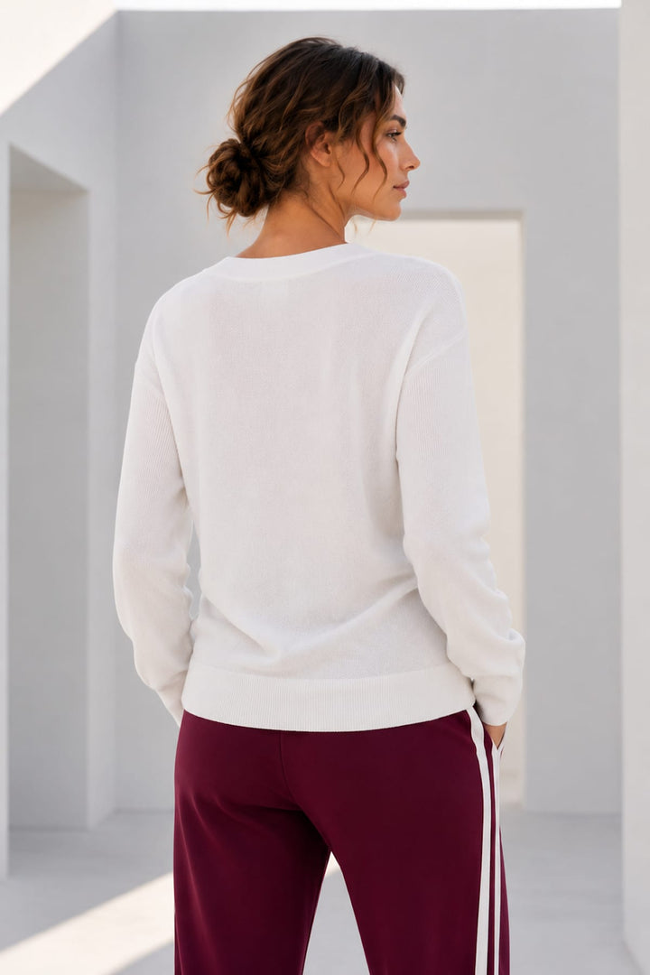 Cardigan à encolure en V pour femme kennys