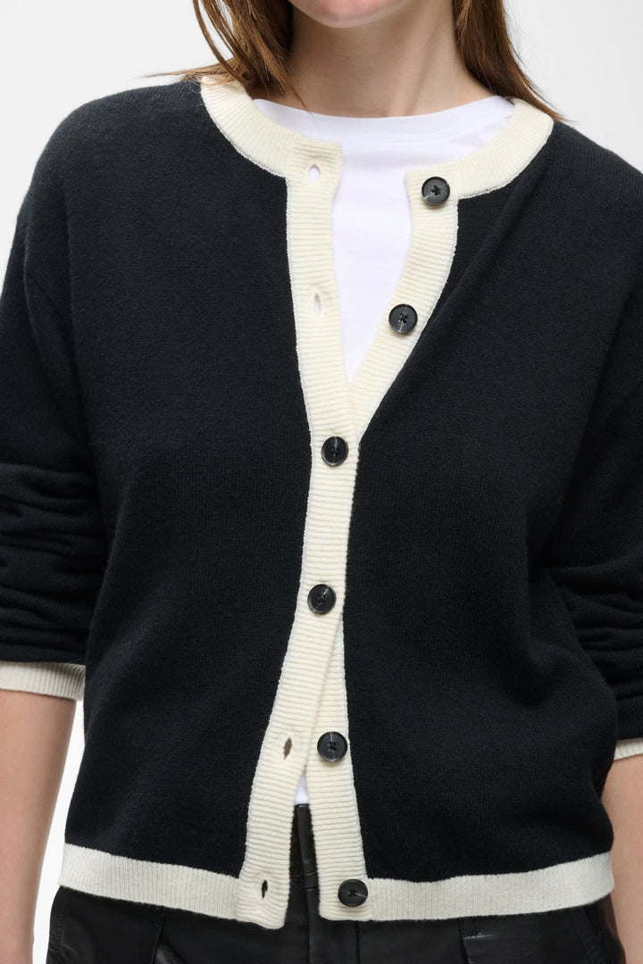 Tally wool cardigan front view for women Inwear
