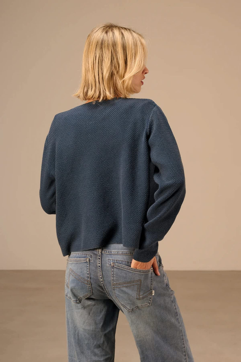 Women's Nile textured knit cardigan