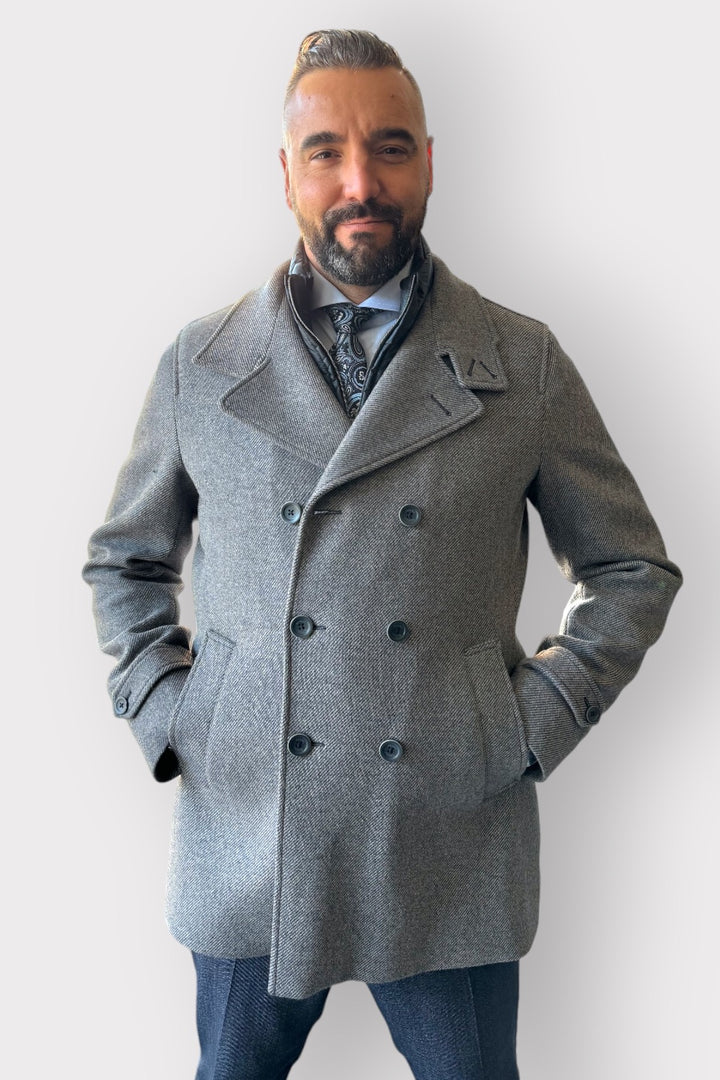 Manteau caban doublé