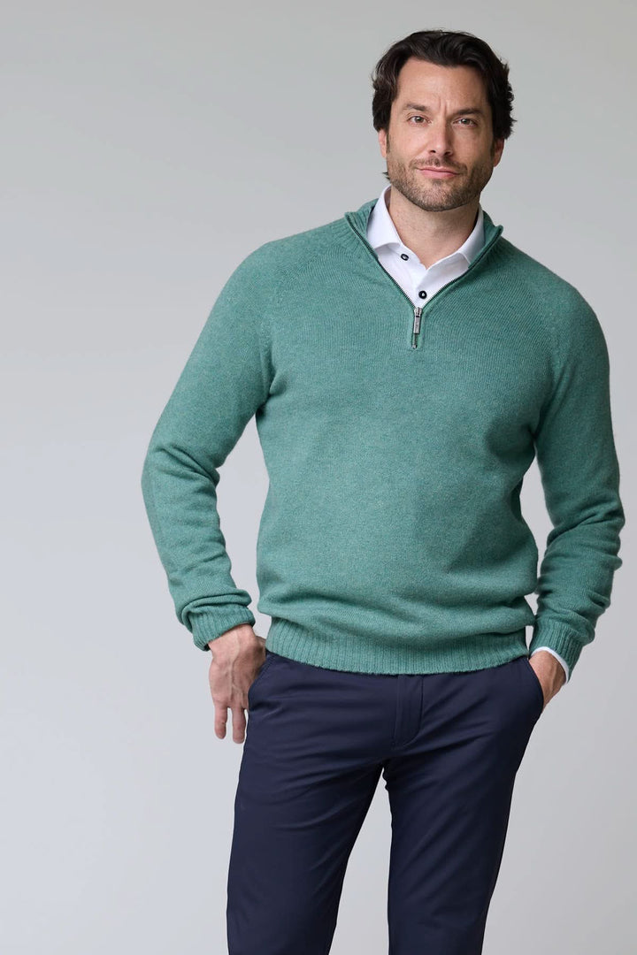 chandail avec demi-fermeture éclair