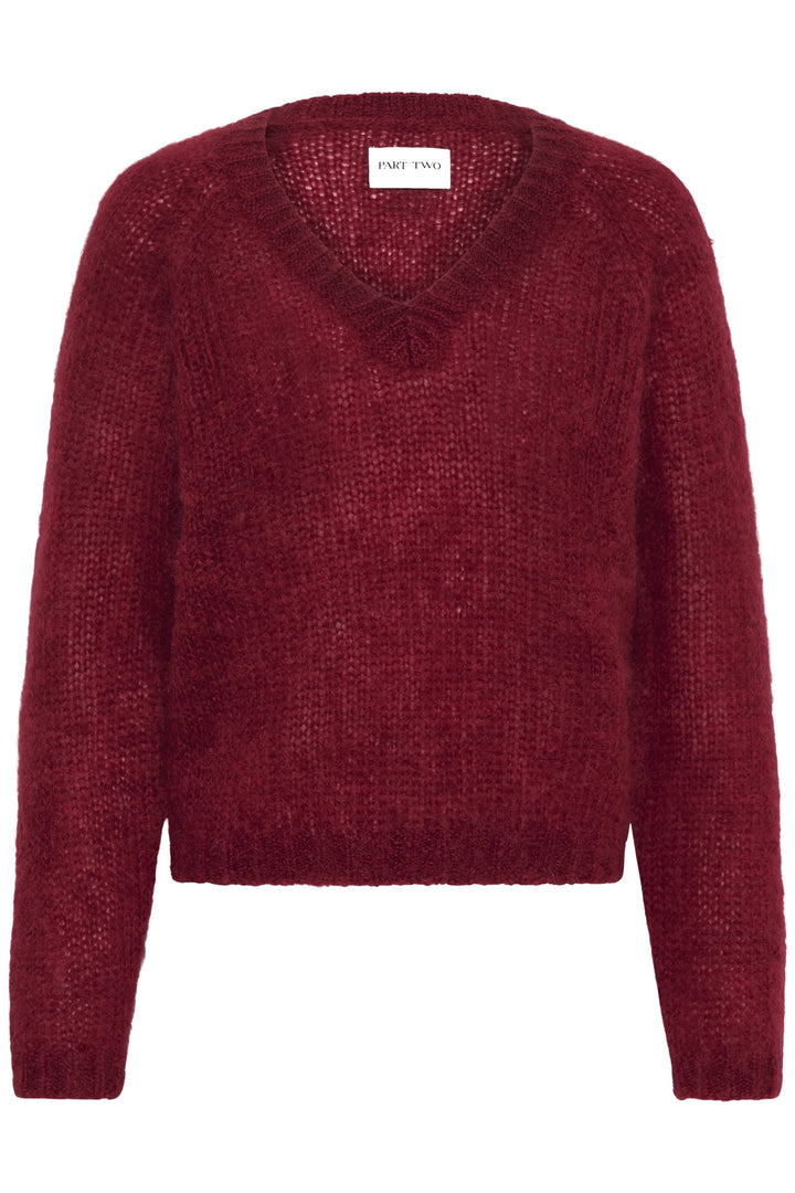 Chandail en mohair à col en V pour femme Part Two